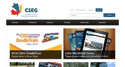 Desktop Screenshot of cseg.ca